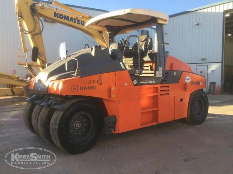 Side of Used Hamm Compactor